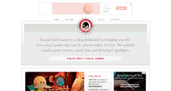 Desktop Screenshot of casualgirlgamer.com