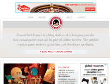 Tablet Screenshot of casualgirlgamer.com